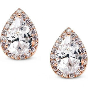 ❤️Women Gold Teardrop Bridal EarringsElegant  Cubic Stud Earrings